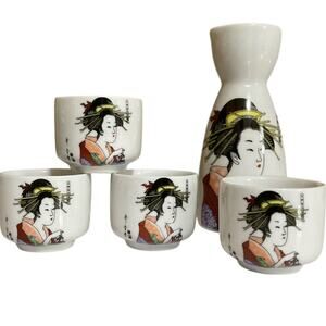 Lotocool Japanese Sake Set, 5 Pieces